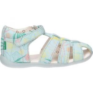 Image de Kickers Gar&ccedil;on Unisex Kinder BIGFLO-2 Sandale, Bleu Clair Sunshine, 21 EU