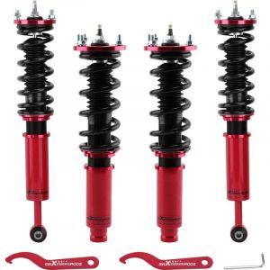 Amortisseur réglable 24 position amortisseur compatible pour Honda 98-02 Accord 99-03 / Compatible pour Acura TL