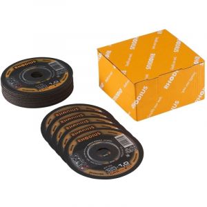 Rhodius Pack 25 Disques de tron&ccedil;onnage ALPHALINE - XT70 PACK - 125 x 1,0 x 22,23mm