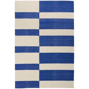 Atmosphera Tapis effet laine Flow bleu indigo 170x120cm créateur d'intérieur