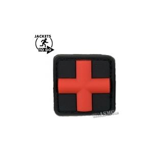 Jackets To Go 3D-Patch Red Cross Medic blackmedic 25 mm