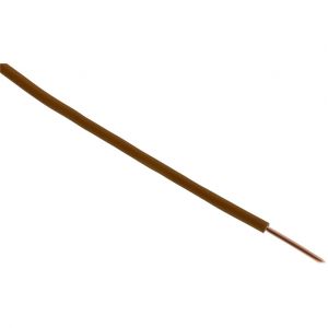 Zenitech Fil d'alimentation électrique HO7V-U 1,5mm² Marron - 10m