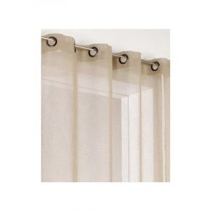 LINDER Voilage tamisant, Linette lin l.145 x H.240 cm