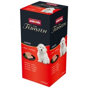 Lot Animonda vom Feinsten 48 x 150 g - Junior : bœuf, volaille