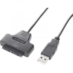 Renkforce Usb 2.0 Câble adaptateur [1x usb 2.0 type a mâle - 1x Micro-SATA mâle 7+9 pôles] 0.48 m