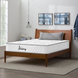 Yidatong - Matelas 140x190cm, matelas à ressorts ensachés, Épais23.5cm - Blue Latex, Mémoire de forme hr, Tissu hypoallergénique