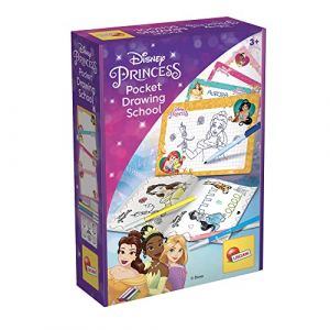 Liscianigiochi- Disney Pocket Drawing School, 92901, Princess Ecole de Dessin de Poche, Moyen