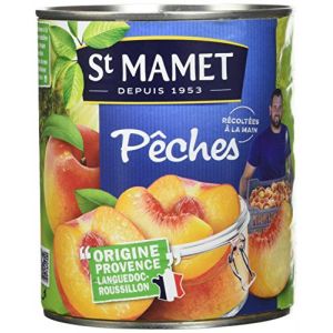 Image de St Mamet Pêches demi-fruits au sirop - La boîte de 850g