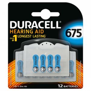 Image de Duracell Hearing Aid 675 (par 12)