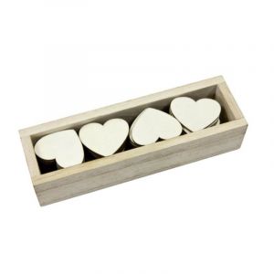 Bo&icirc;te de 48 curs en bois 4 cm Taille Unique