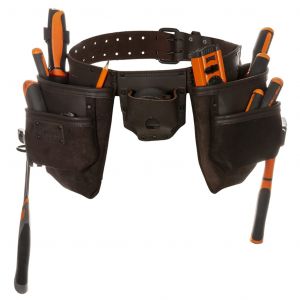 Image de ToolPack Ceinture porte-outils à poche double Pro Capital Marron