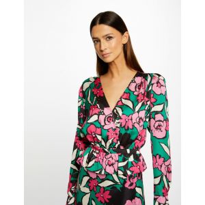 Morgan Blouse manches longues imprimé floral multico femme - Taille 40