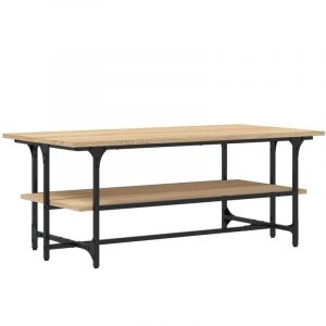 VidaXL Table basse Chêne sonoma 100x50x40 cm Bois d'ingénierie