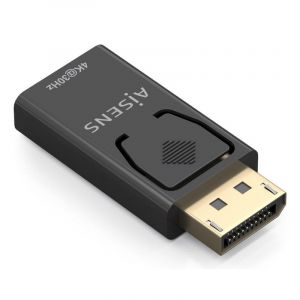 Adaptateur vid&eacute;o Aisens DP/M-HDMI/H DisplayPort vers HDMI 4K30Hz Noir
