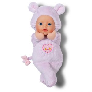 Zapf Creation BABY born pour b&eacute;b&eacute;s Souris, poup&eacute;e Douce de 26 cm avec Petites Oreilles et Poches pour Les Doigts, pour Nouveau-n&eacute;, 836590
