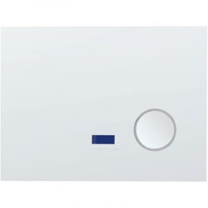 Beliani Miroir led Rectangulaire Salle de Bain avec Haut-Parleur Bluetooth 60 x 80 cm Argenté Montaron