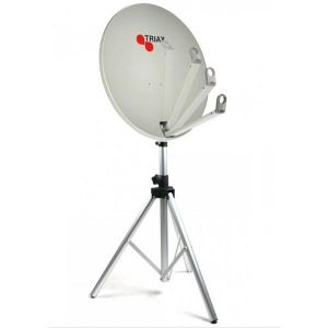 Triax Kit camping antenne satellite 60 cm + trepied parabole