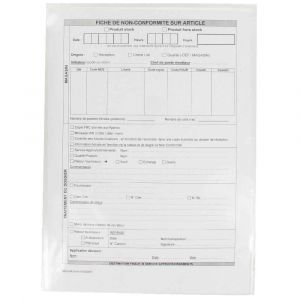 Image de Majuscule Etui pvc 20/100 210x297 - Paquet de 10