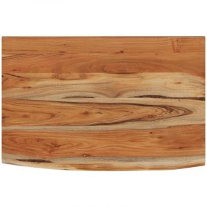 VidaXL Tagère murale rectangulaire massif acacia bordure assortie