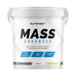 Superset Nutrition Mass advanced 4kg vanille cremeuse gainers