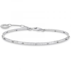 Thomas Sabo Bracelet argent double Argent sterling 925 Gris