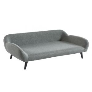 Canapé pour animaux en tissu et pieds métal L 99 x P 61 cm Gris ZOLIA