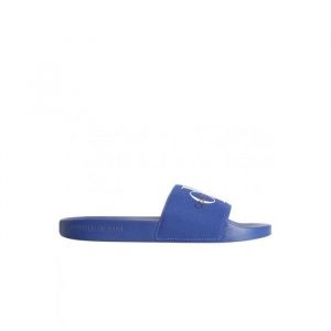 Calvin Klein Claquettes Jeans Logo Sliders bleu - 42