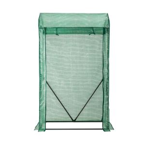 Serre Coast Walk-in Garden - Porte à fermeture éclair pratique - 100 x 50 x 170 cm - Vert