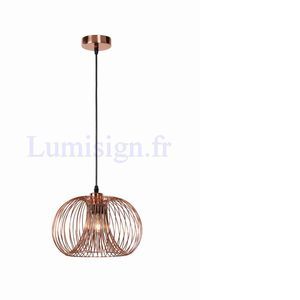 Lucide Suspension Vinti - D30 cm - Cuivre