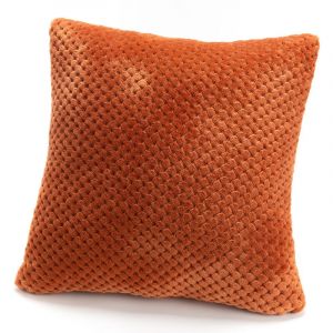 Amadeus Coussin Damier orange 40x40 - Orange