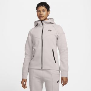 Nike Sweat à capuche et zip Sportswear Tech Fleece Windrunner pour femme - Pourpre - Taille L (FR 46-48) - Female