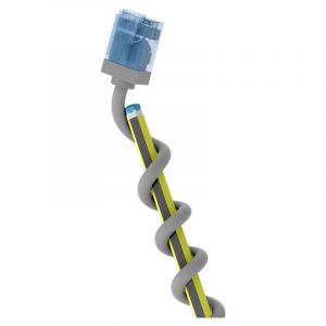 Goobay C&acirc;ble patch ultra-flexible CAT 6A, fin, U/UTP, gris 3 m