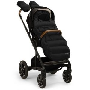 Nuna Kit d'hiver chancelière et moufles pour poussette Caviar