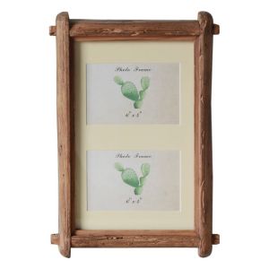 Signes Grimalt Cadre cadeau Bo&icirc;te murale 2 Frame Photo Marcos Brown 4x25x36cm 25688