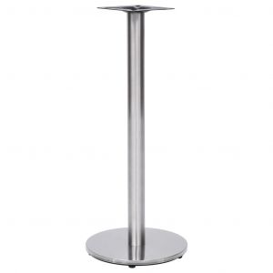 VidaXL Pied de table de bistro Argenté Ø45x107 cm Acier inoxydable