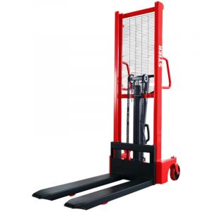 Chariot élévateur hydraulique capacité de 1000kg, hauteur de levage de 1600mm avec mât simple, transpalette hydraulique, gerbeur hydraulique - Stier