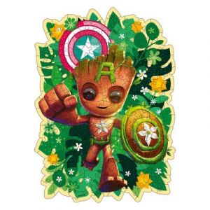 Ravensburger Wooden 12001459 Groot, 150, pièces de Puzzle Stables et personnalisées, et 15 Petites Figurines en Bois = Whimsies, pour Adultes et Enfants à partir de 10 Ans