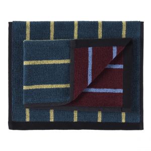 Declikdeco Lot de 2 serviettes invit&eacute;s Charly Abyss 30 x 50