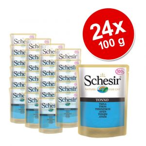 Image de Schesir Bouillon 6 x 70 g pour chat - thon, daurade