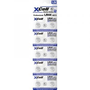 XCell 149309 Lot de 10 Piles Bouton alcalines LR44 pour Jouets/appareils m&eacute;dicaux/calculatrices, etc