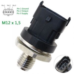 Image de Bosch Capteur de pression carburant - 0281006189 - Compatible 2,0 dCi - Moteurs M9R610 - Rampes 0445214195