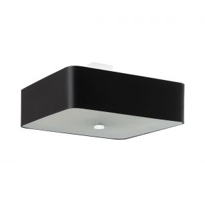 Plafonnier de couleur noire Lokko 45 Sollux