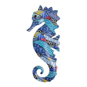 Signes Grimalt Ornement mural d&eacute;coratif hippocampe de Style marin, accessoire mural Unique pour la maison et le bureau