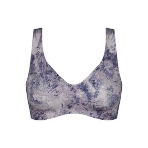 Sloggi Bralette Zero Feel Imprimé Fond Marine - Taille XS;S;M;L