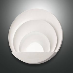 Lumiere Fabas Luce Sunrise Applique Murale led Intégrée Verre Blanc