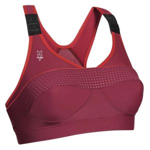 Thuasne Brassière de Sport Top’Strap X-Back 2019 Sport - Bordeaux/Rouge - Taille 95D