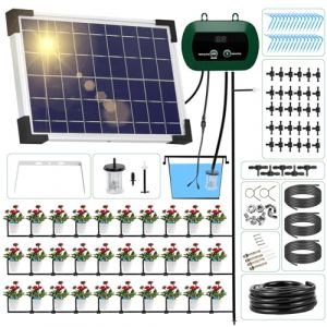 YAHAMOO Système dirrigation Solaire 300 Modes darrosage Automatiques
