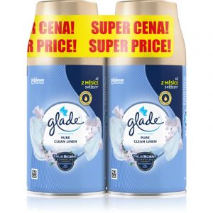 Glade Pure Clean Linen ambientador autom&aacute;tico Recambio 2x269 ml