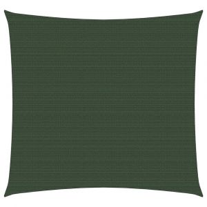 Voile d'ombrage 160 g/m² vert foncé 3 x 3 m PEHD 02_0009422