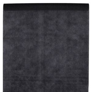 Ruedelafete Nappe en rouleau 10m, en intissé Noir
